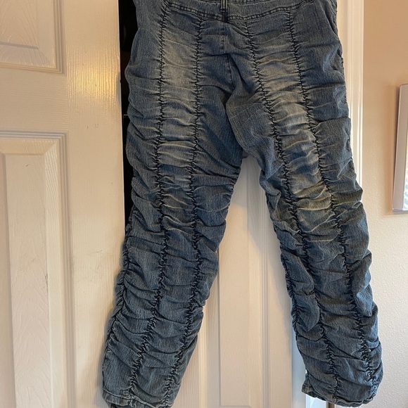 GODDESS elastic cinch cropped jean - Picture 10 of 10